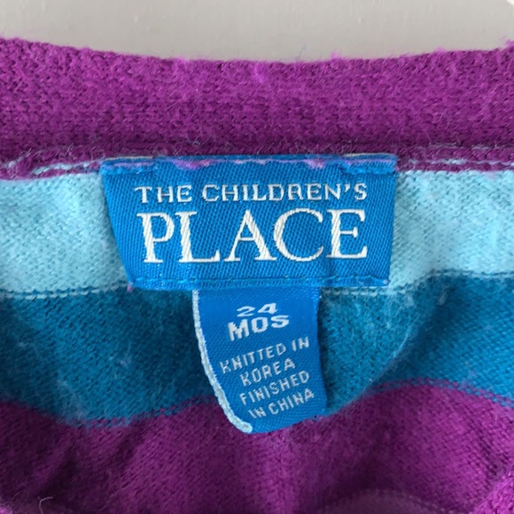 The Children’s Place Striped Cardigan Sweater - Picture 5 of 7